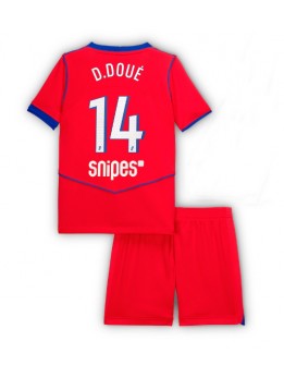 Paris Saint-Germain Desire Doue #14 Replika Tredje Kläder Barn 2025-26 Kortärmad (+ byxor)
